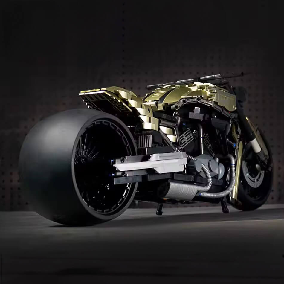 Brick MOC Legendary American Chopper Bike | 2426pcs - Brick Car Merchant