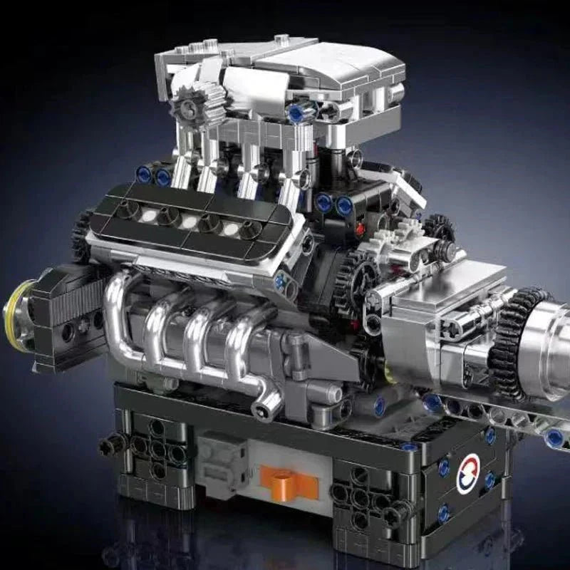 Brick MOC MCL Supercar V8 Engine | 737pcs - Brick Car Merchant