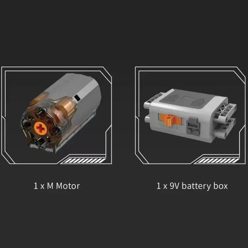 Brick MOC MCL Supercar V8 Engine | 737pcs - Brick Car Merchant