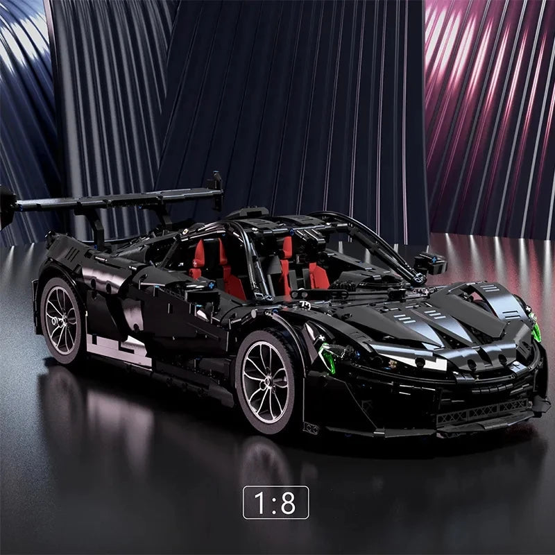 Brick MOC McLaren P1 | Remote Control, Lighting Features, 3677 pcs - Brick Car Merchant