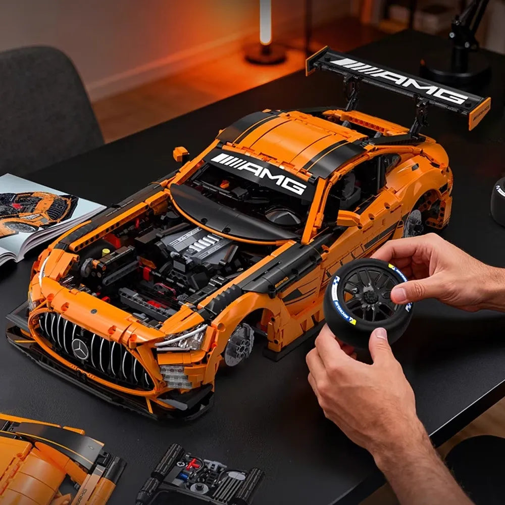 Brick MOC Mercedes AMG GT Black Series | 5466pcs - Brick Car Merchant
