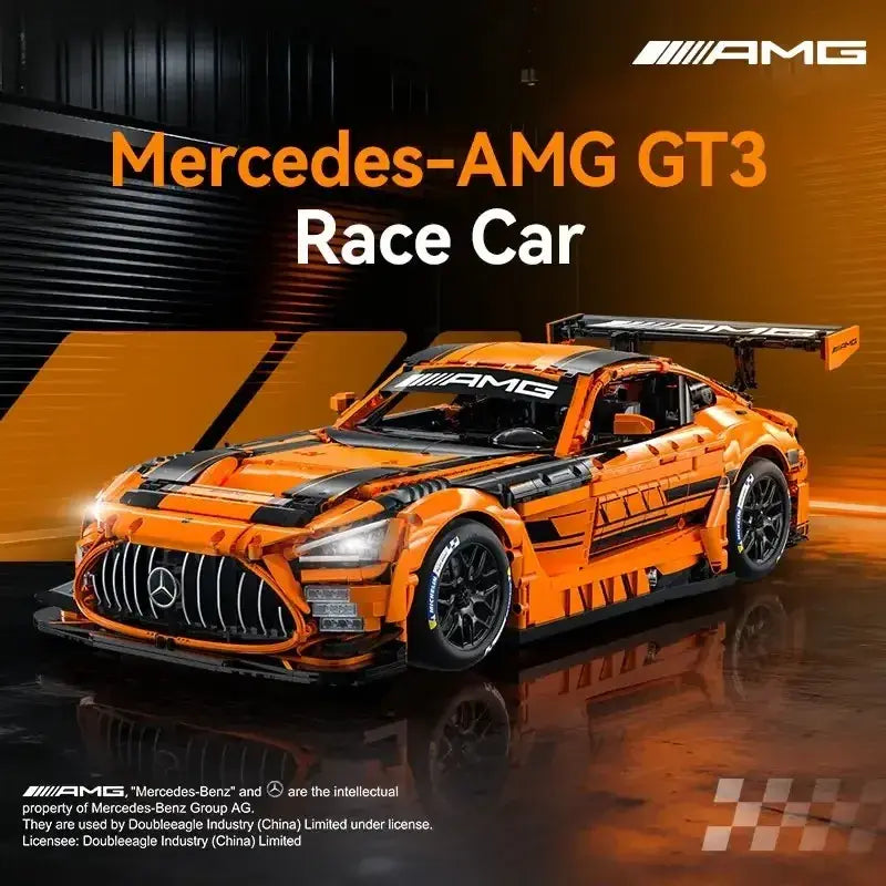 Brick MOC Mercedes AMG GT Black Series | 5466pcs - Brick Car Merchant