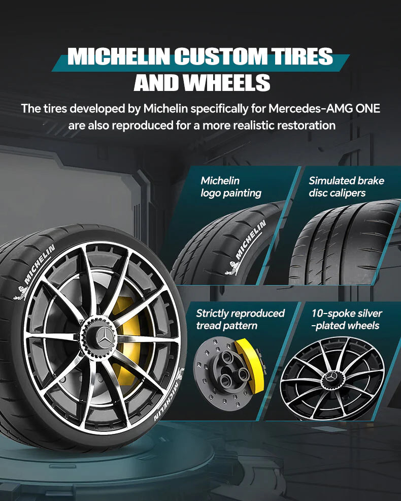 LEGO MOC Mercedes AMG ONE | Remote Control, Electric Butterfly Doors, Rear Wing Lifting, Controllable Lights, Launch Control, 3295pcs - Brick Car Merchant LEGO MOC Mercedes AMG ONE | Remote Control, Electric Butterfly Doors, Rear Wing Lifting, Controllable Lights, Launch Control, 3295pcs - Brick Car Merchant