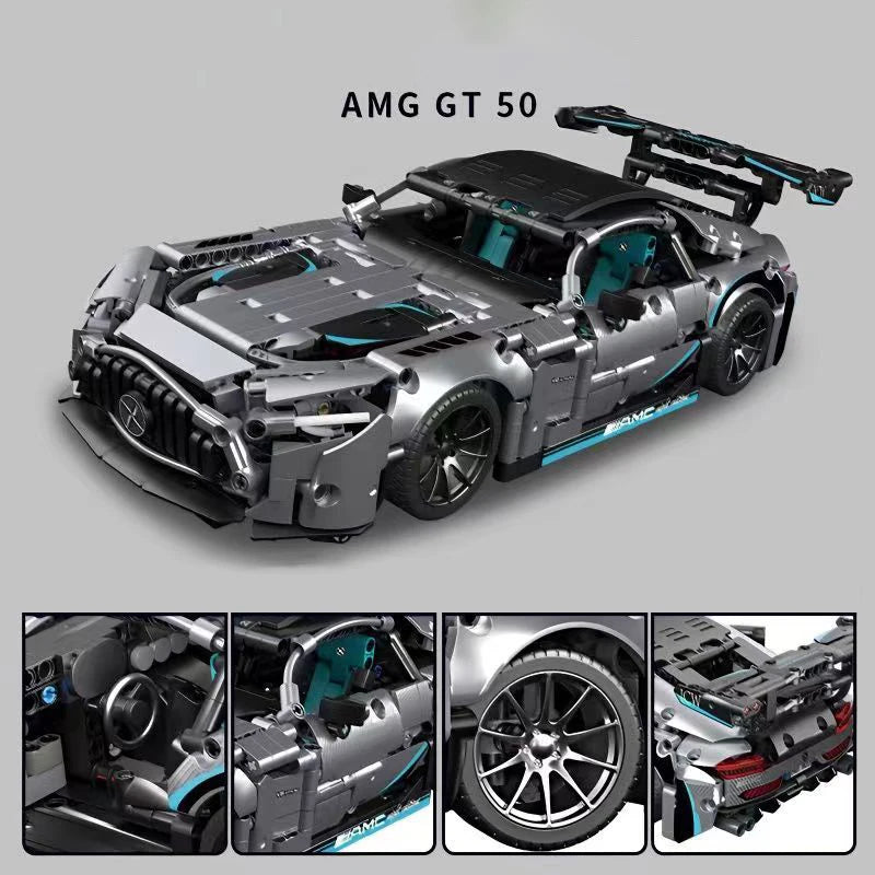 Brick MOC Mercedes Benz AMG GT 63 | 1466 pcs - Brick Car Merchant