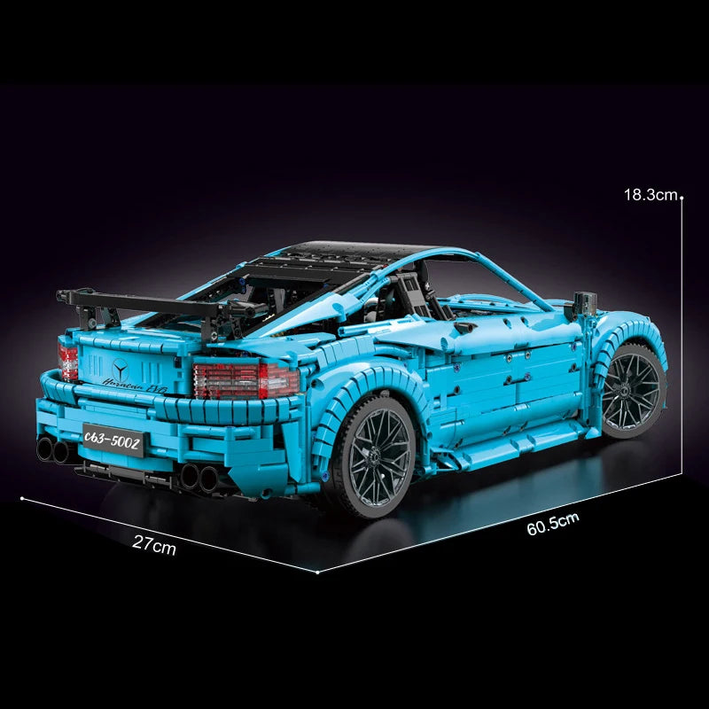 Brick MOC Mercedes-Benz C63 AMG | 4129 pcs - Brick Car Merchant