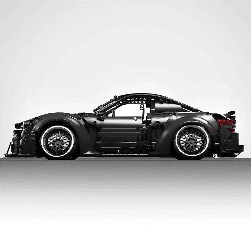 Brick MOC Mercedes Benz C63 AMG Shadow Edition | Stanced, 2267 pcs - Brick Car Merchant
