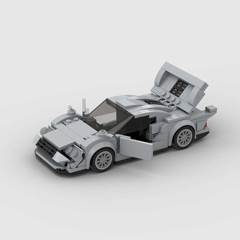 Brick MOC Mercedes Benz CLK GTR V2 - Brick Car Merchant