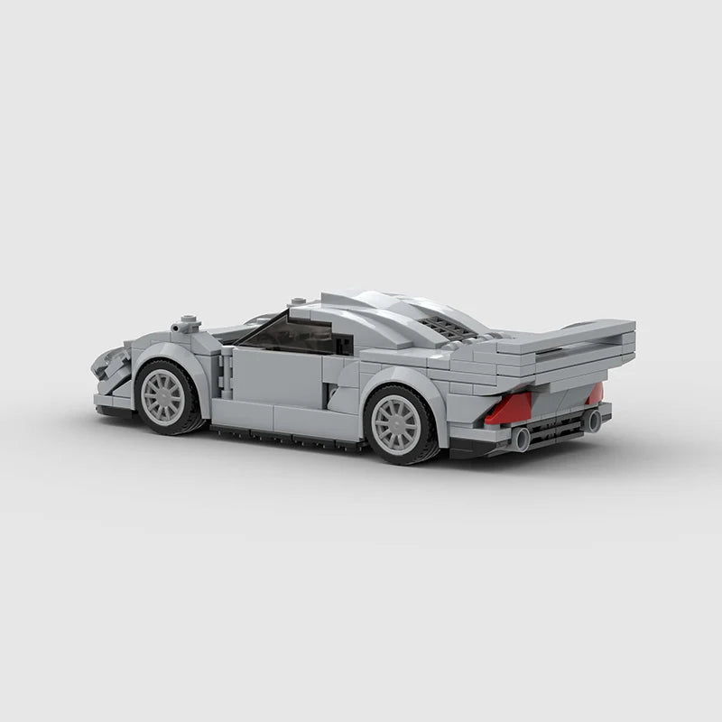 Brick MOC Mercedes Benz CLK GTR V2 - Brick Car Merchant