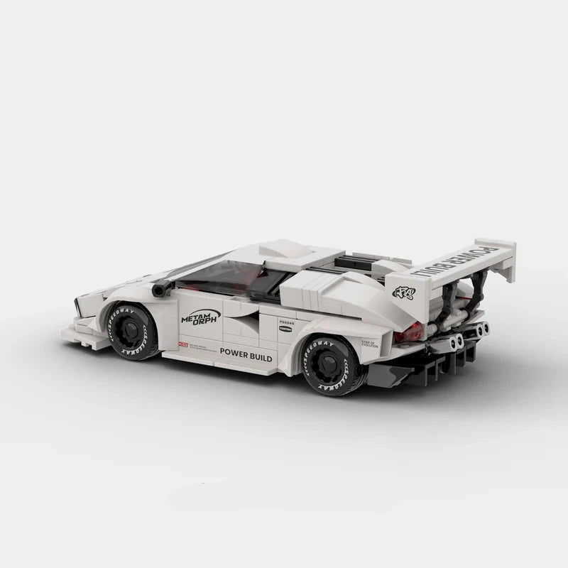 Brick MOC Metamorph Countach - Brick Car Merchant