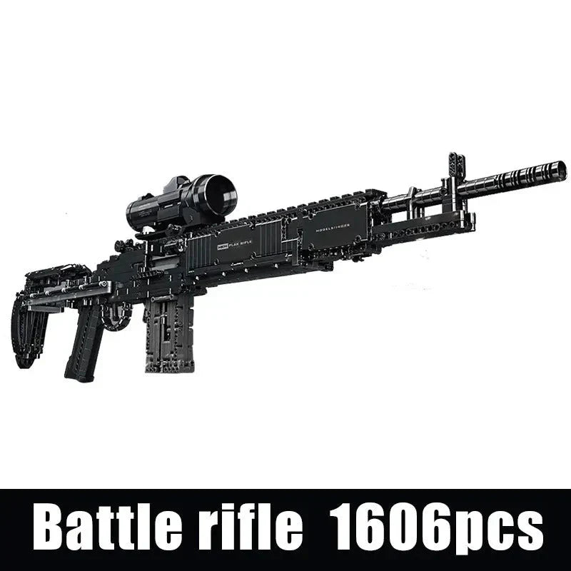 Brick MOC Military MK14 Battle | 1606pcs - Brick Car Merchant