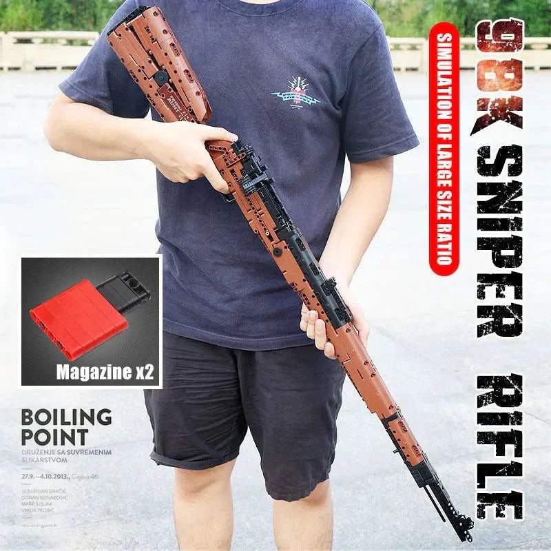 Brick MOC Military Mauser 98K | 1025pcs - Brick Car Merchant