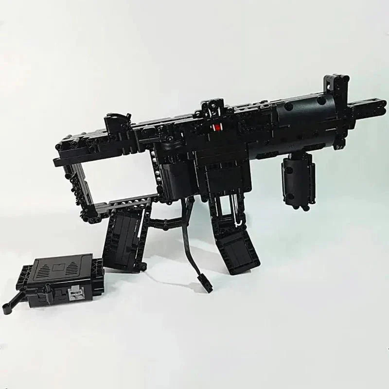 Brick MOC Military Motorized MP5 SMG | 796pcs - Brick Car Merchant