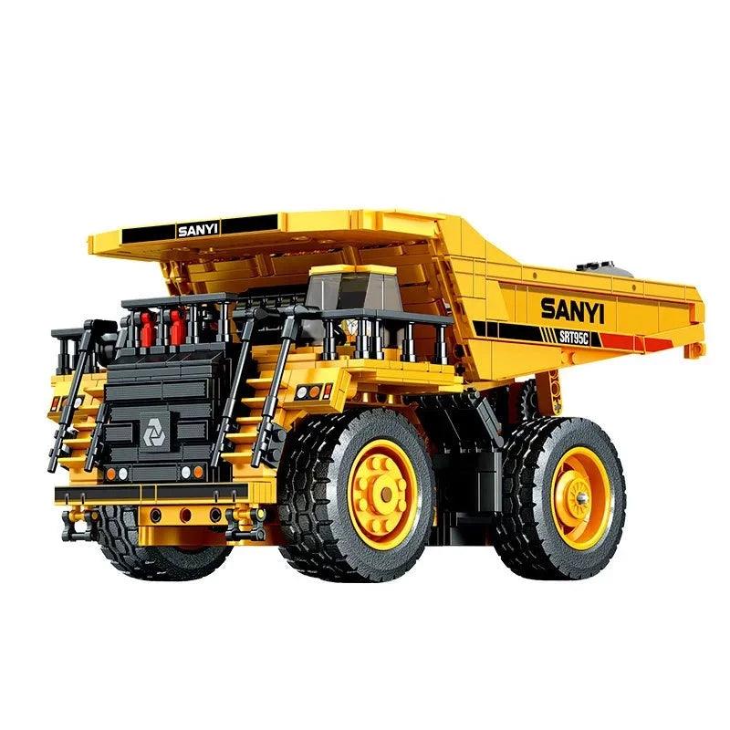 Brick MOC Mining Dump Truck Model | 1261pcs - Brick Car Merchant