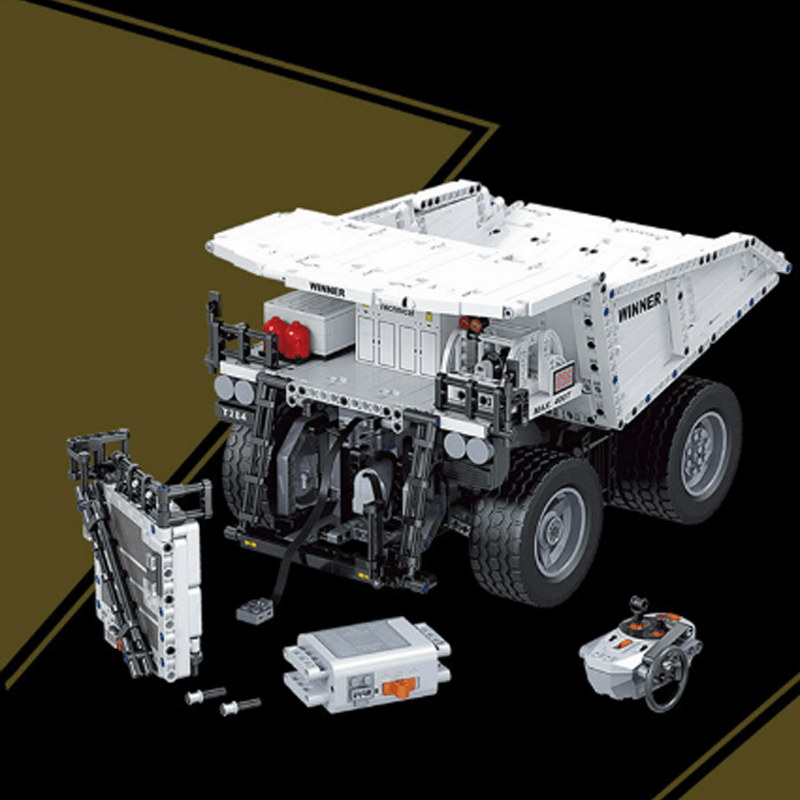 Brick MOC Mining Haul Truck | 1383pcs - Brick Car Merchant