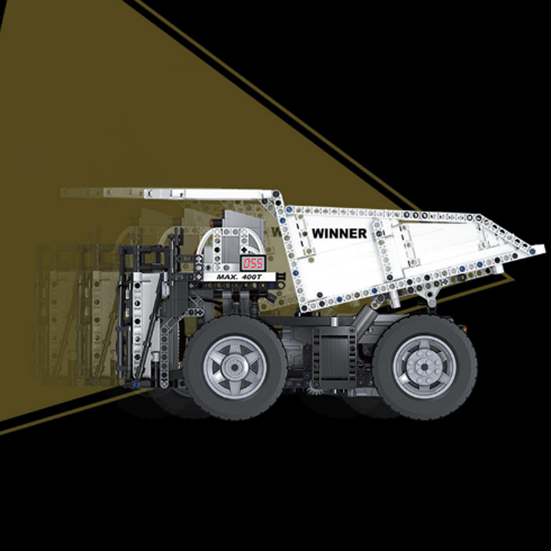 Brick MOC Mining Haul Truck | 1383pcs - Brick Car Merchant