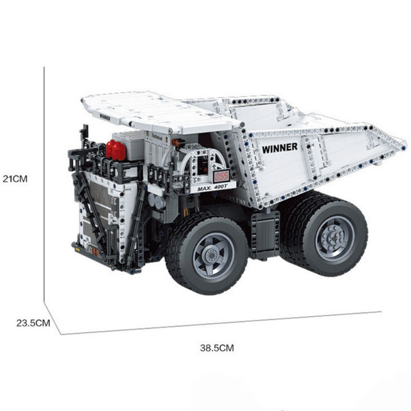 Brick MOC Mining Haul Truck | 1383pcs - Brick Car Merchant