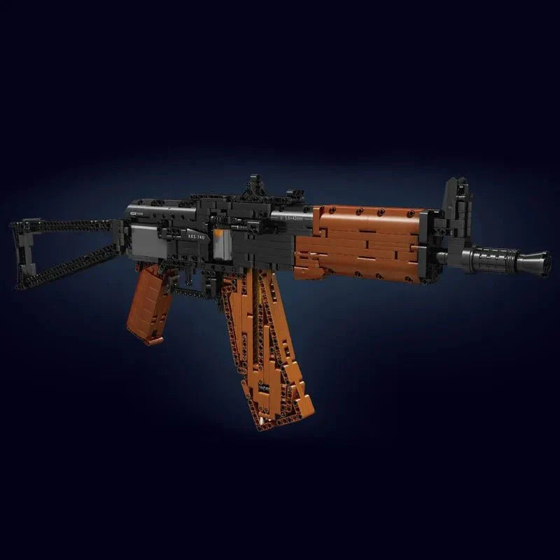 Brick MOC Motorized AK47 | 1418pcs - Brick Car Merchant