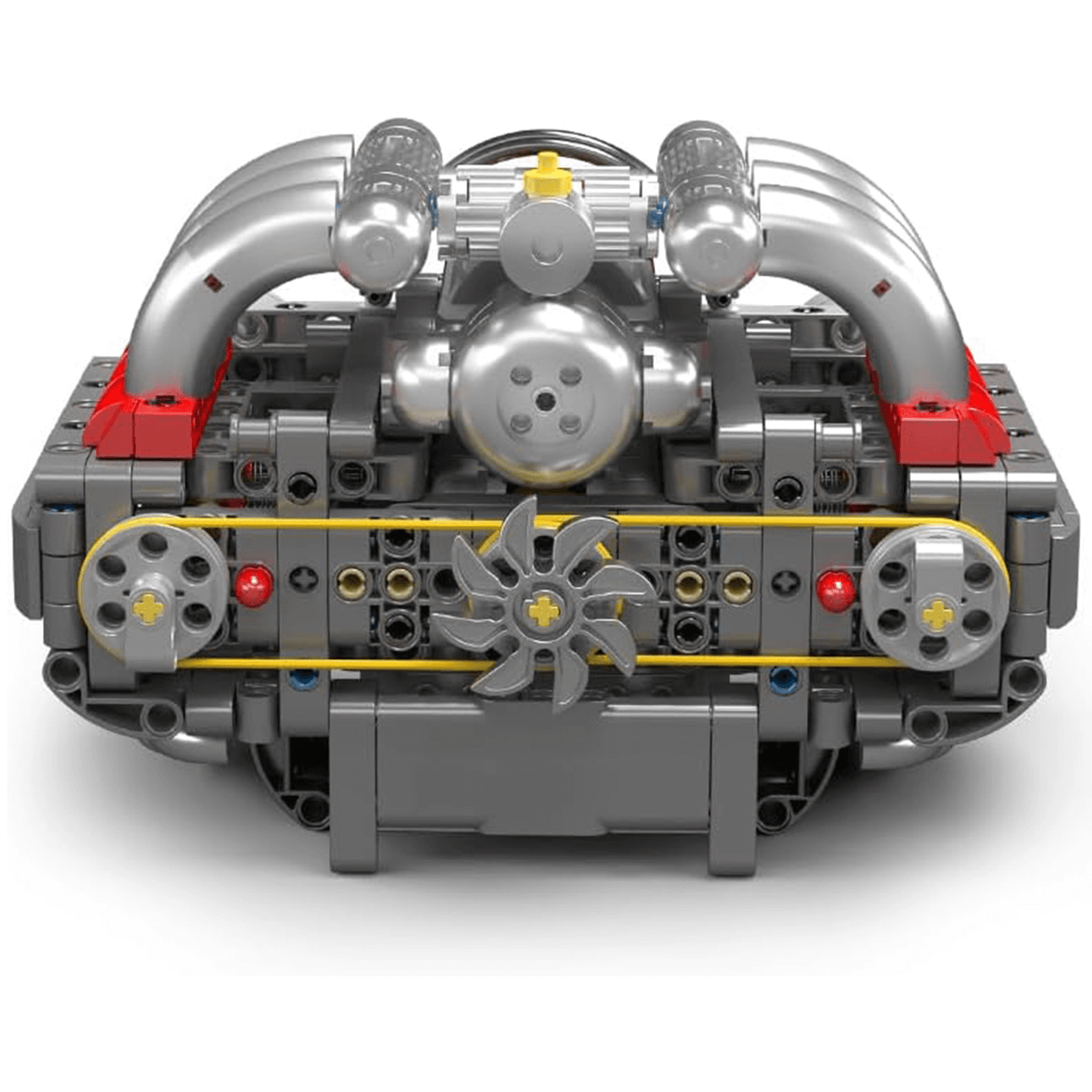 Brick MOC Motorized Flat-6 Boxer Engine | 608pcs - Brick Car Merchant