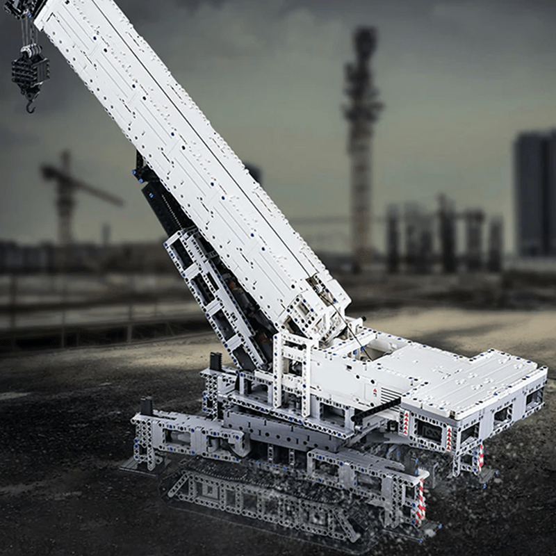 Brick MOC Motorized Heavy-Duty Crane | 4000pcs - Brick Car Merchant