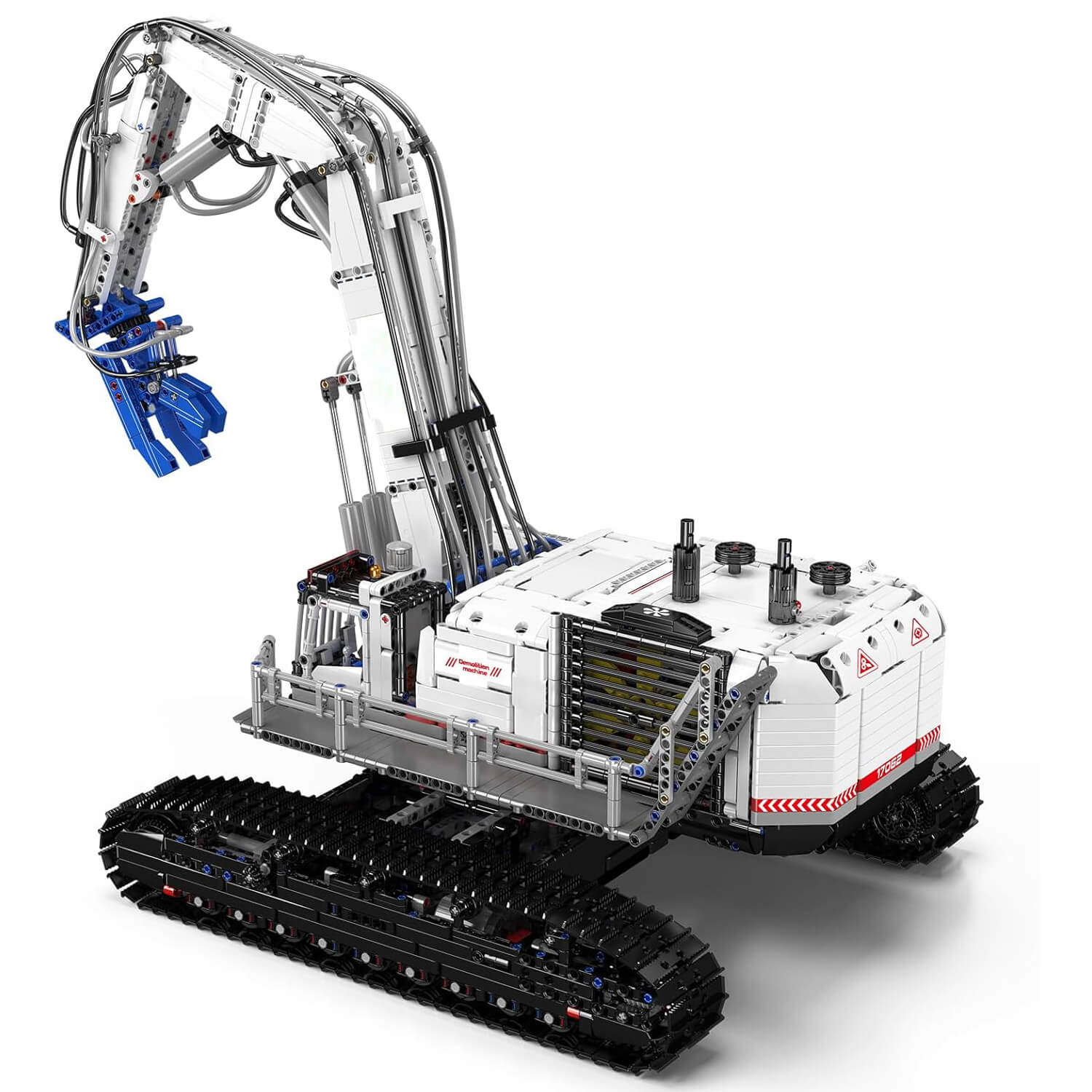 Brick MOC Motorized Pneumatic Claw Excavator | 4194pcs - Brick Car Merchant