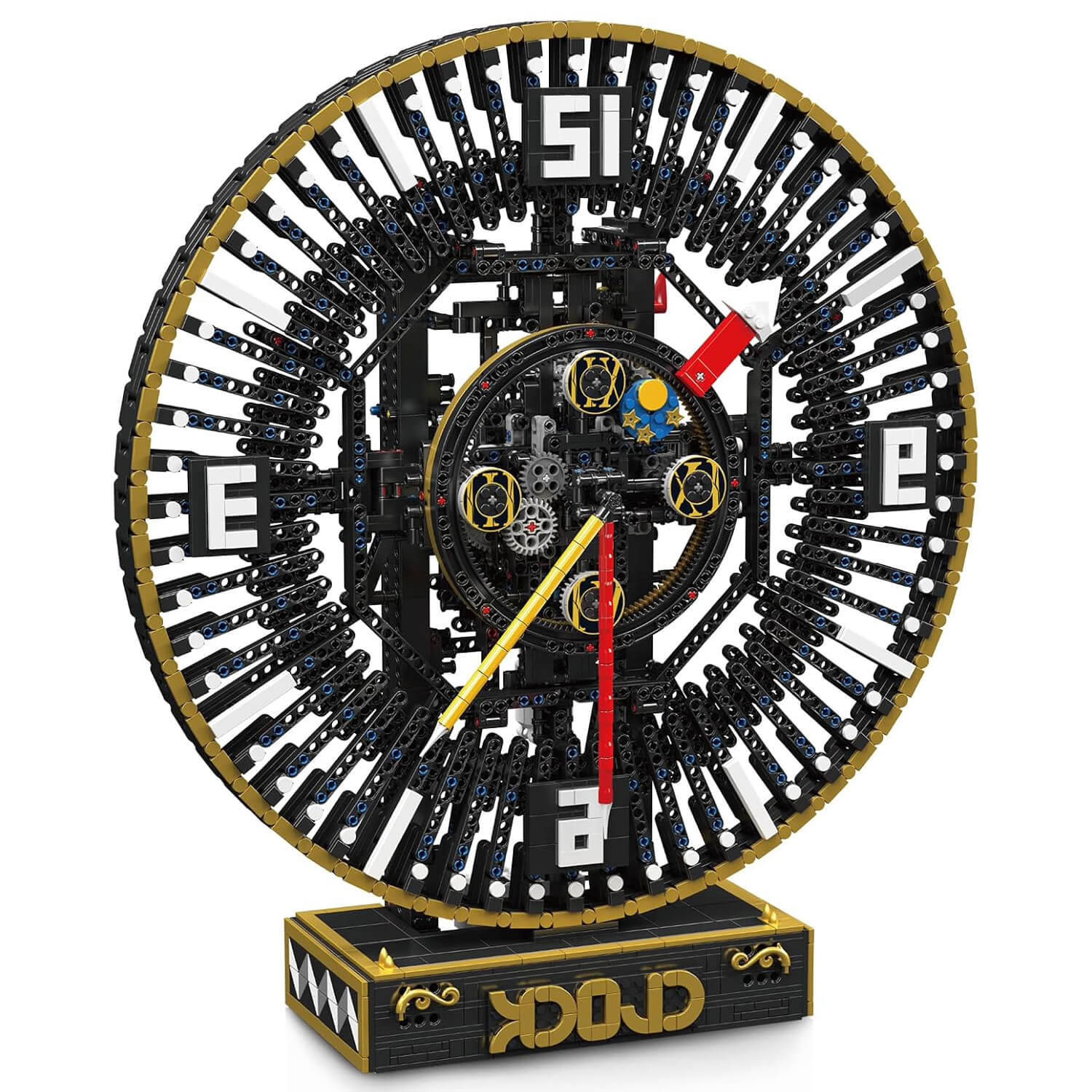 Brick MOC Motorized Steampunk Mechanical Clock | 3674pcs - Brick Car Merchant