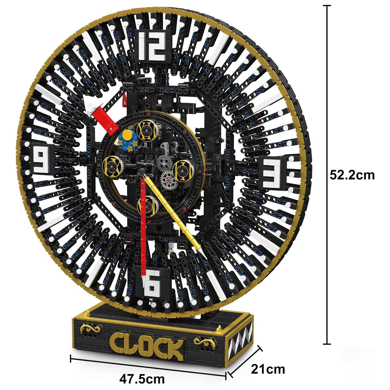 Brick MOC Motorized Steampunk Mechanical Clock | 3674pcs - Brick Car Merchant