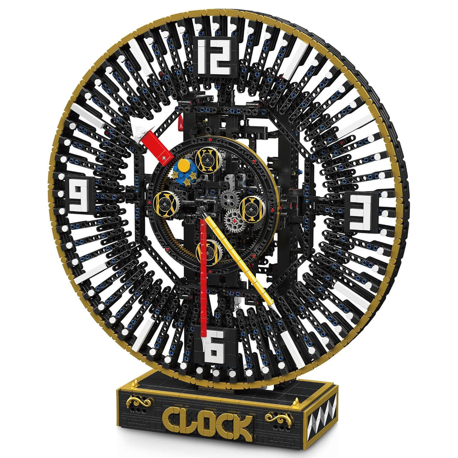 Brick MOC Motorized Steampunk Mechanical Clock | 3674pcs - Brick Car Merchant