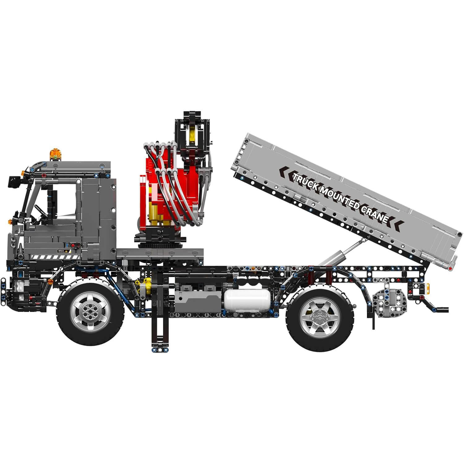 Brick MOC Motorized Truck-Mounted Crane | 3766pcs - Brick Car Merchant