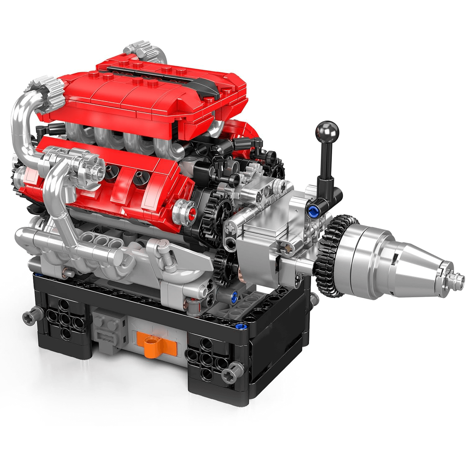 Brick MOC Motorized V8 Supercar Engine | 749pcs - Brick Car Merchant