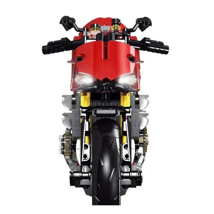 Brick MOC Naked Streetfighter Bike | 827pcs - Brick Car Merchant