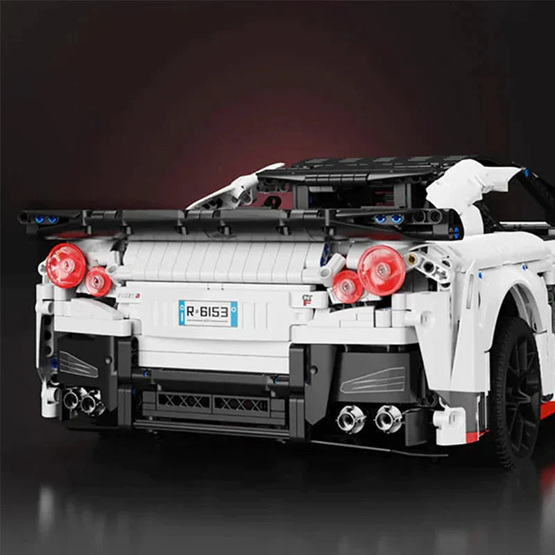 Brick MOC Nissan R35 GTR | Display Edition, 4098 pcs - Brick Car Merchant