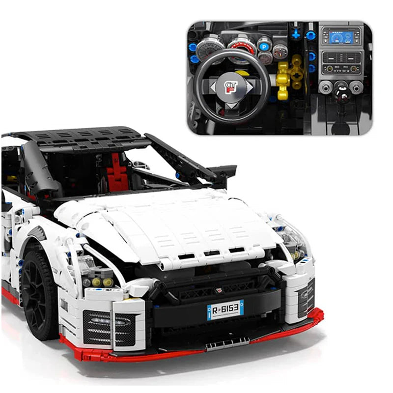 Brick MOC Nissan R35 GTR | Display Edition, 4098 pcs - Brick Car Merchant