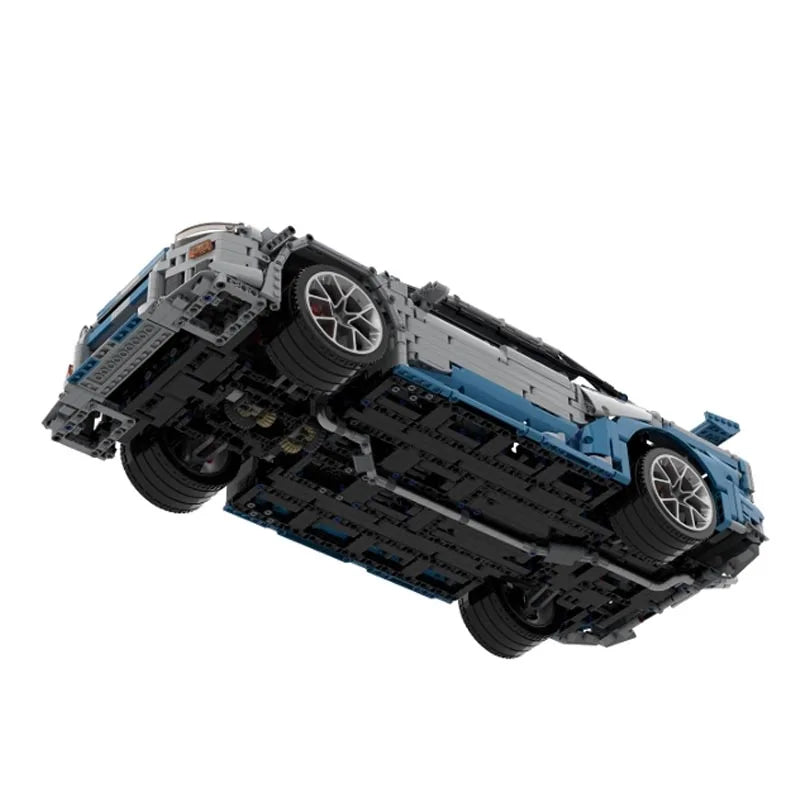 Brick MOC Nissan Skyline GT-R R34 | 3383 pcs - Brick Car Merchant