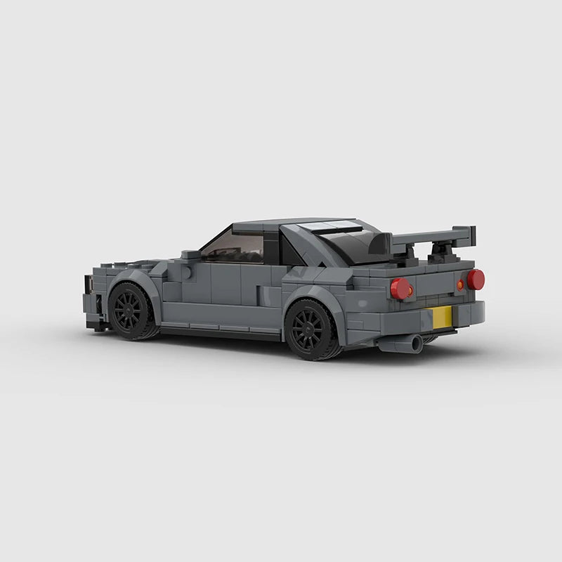Brick MOC Nissan Skyline GT-R R34 - Brick Car Merchant