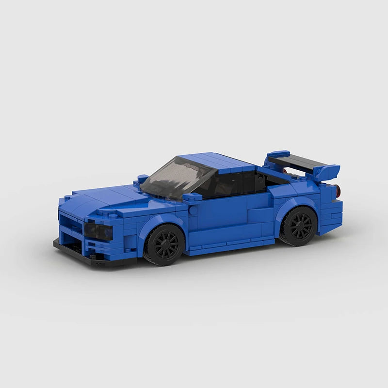Brick MOC Nissan Skyline R34 - Brick Car Merchant