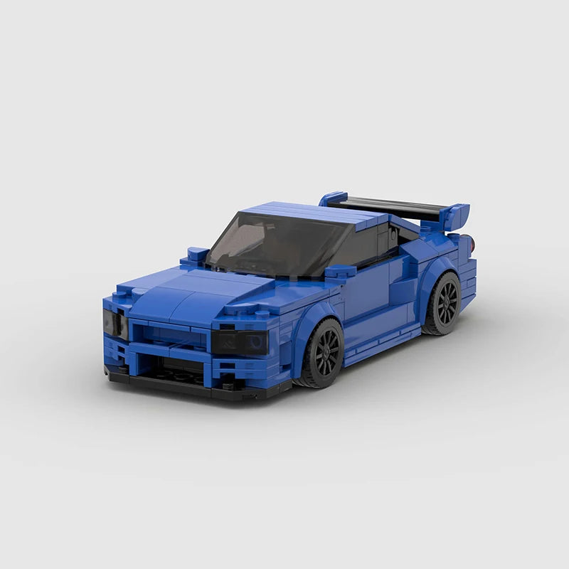 Brick MOC Nissan Skyline R34 - Brick Car Merchant