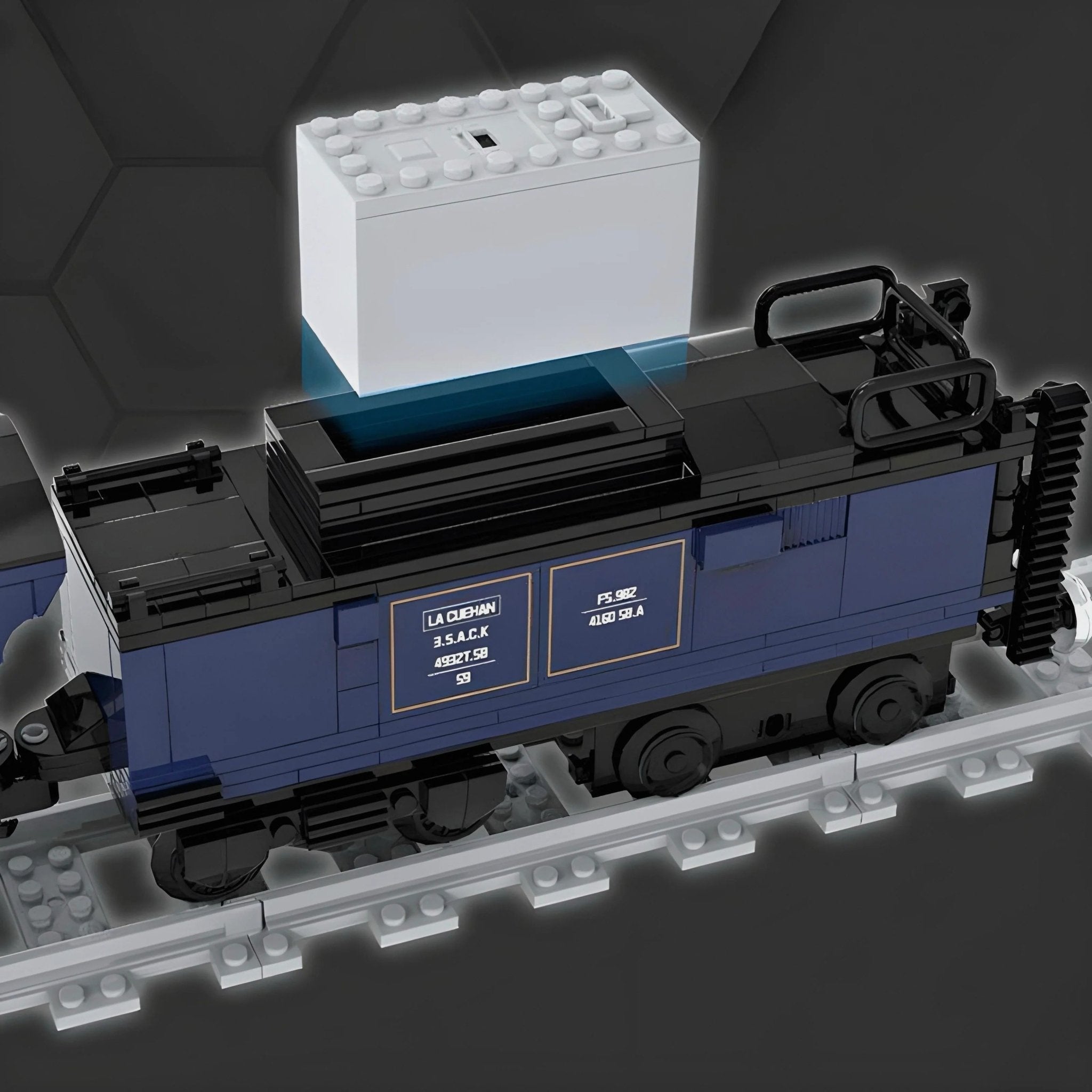Brick MOC Oriental Steam Train | 1052pcs - Brick Car Merchant