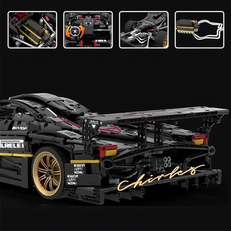 Brick MOC Pagani Zonda R | 4500 pcs - Brick Car Merchant