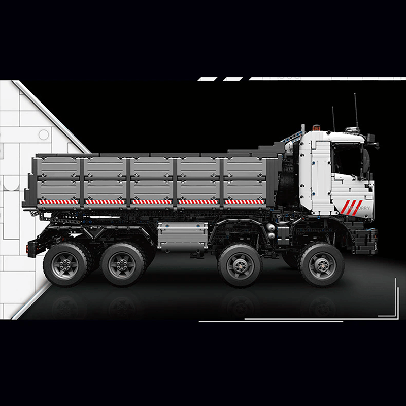 Brick MOC Pneumatic Articulated Dump Truck | 5768pcs - Brick Car Merchant