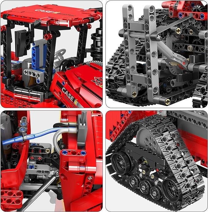 Brick MOC Pneumatic Crawler Tractor | 1698pcs - Brick Car Merchant
