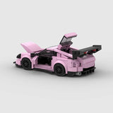 LEGO MOC Porsche 911 GT3RS | Pink Edition - Brick Car Merchant LEGO MOC Porsche 911 GT3RS | Pink Edition - Brick Car Merchant