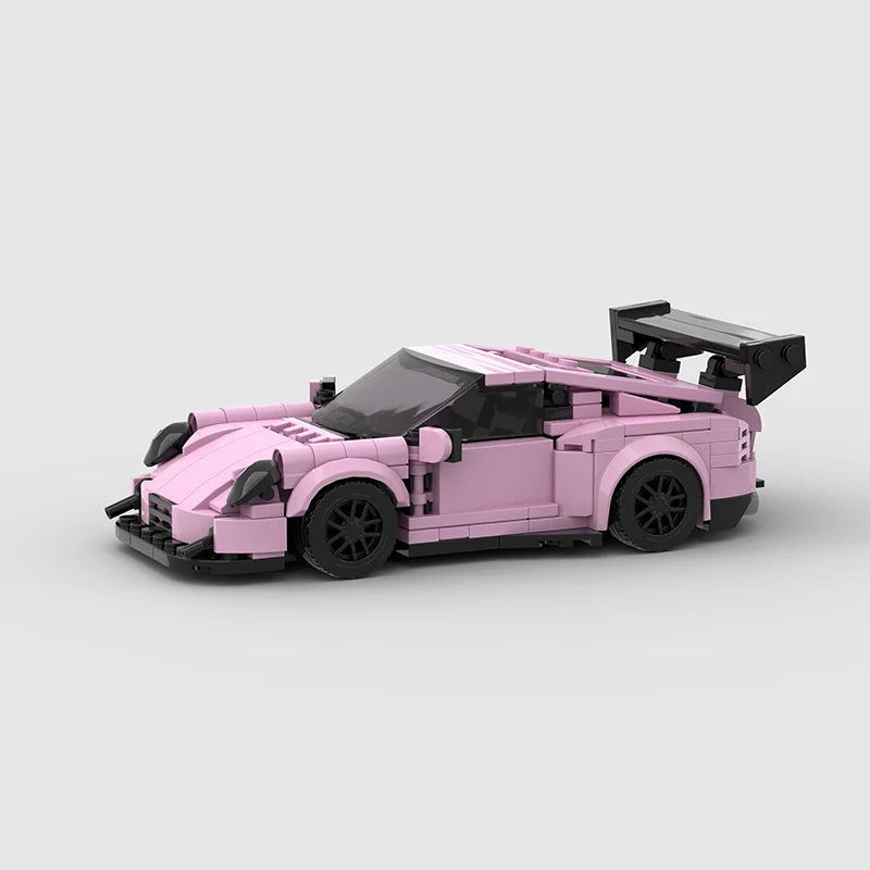 Brick MOC Porsche 911 GT3RS | Pink Edition - Brick Car Merchant