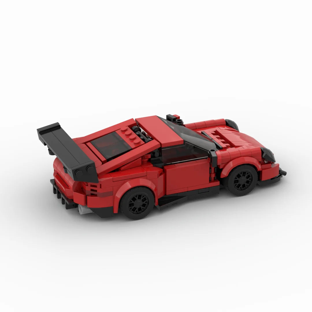 Brick MOC Porsche 911 GT3RS | Red Edition - Brick Car Merchant