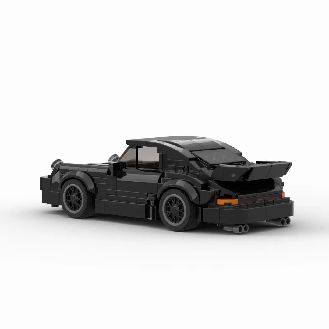 Brick MOC Porsche 911 Turbo | Black Edition - Brick Car Merchant