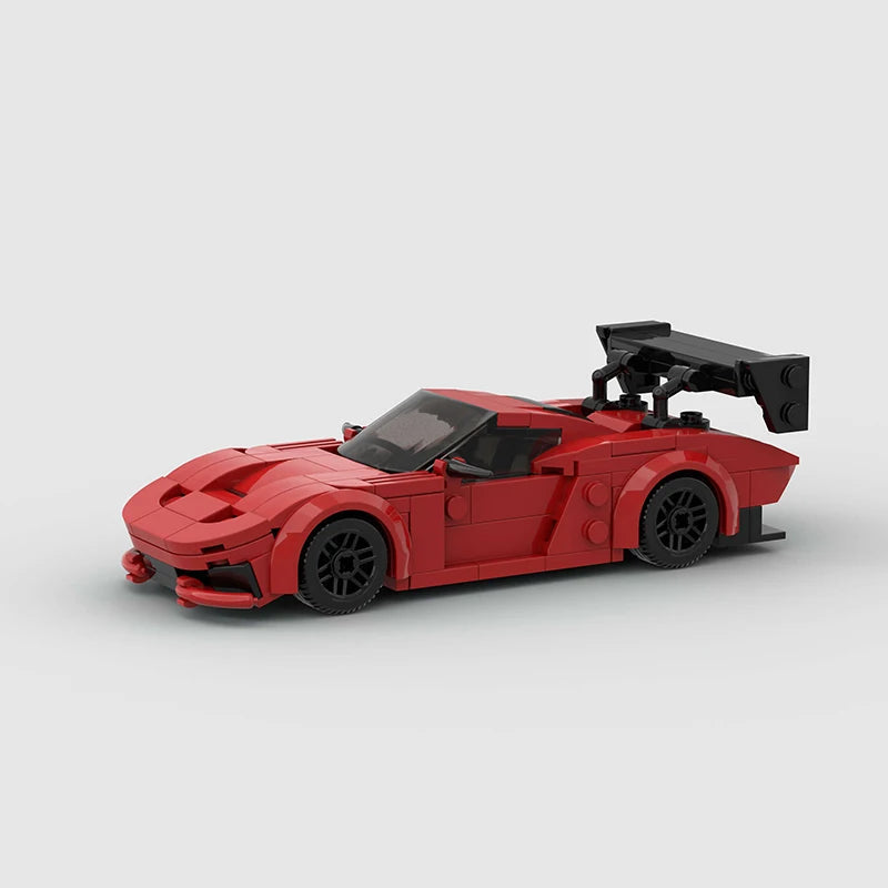 Brick MOC Porsche 935 | Red - Brick Car Merchant