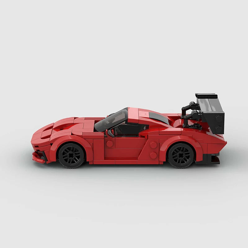 Brick MOC Porsche 935 | Red - Brick Car Merchant