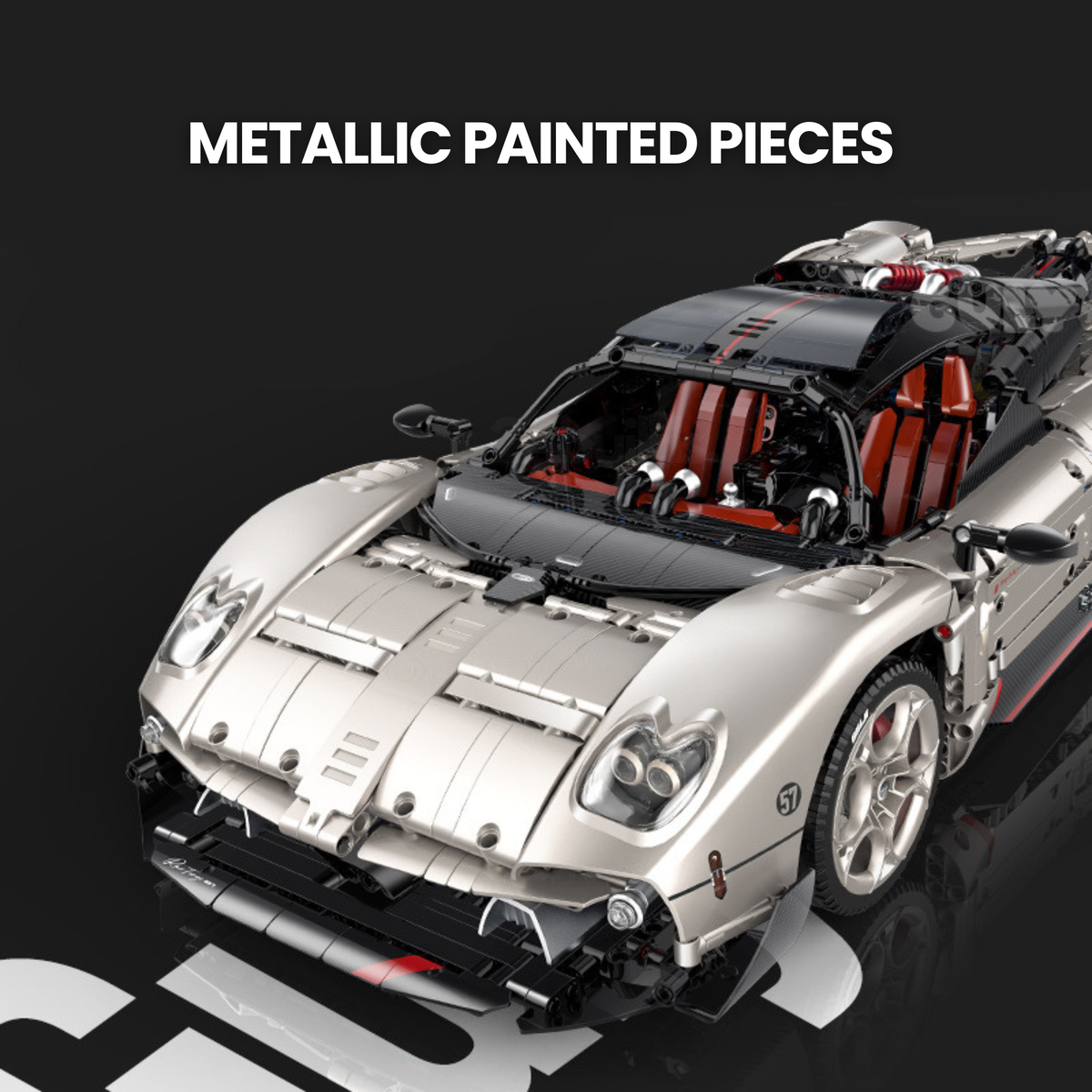 Brick MOC Limited Edition V12 Elite Hypercar - Brick Car Merchant