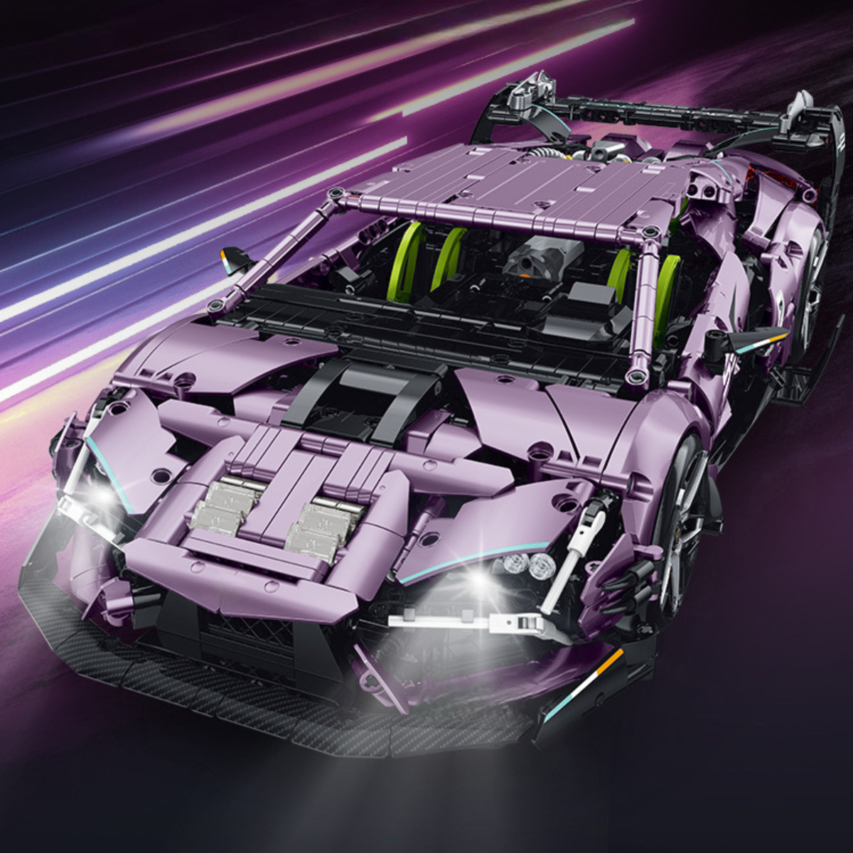 Brick MOC Italian Bull Hybrid Supercar - Brick Car Merchant