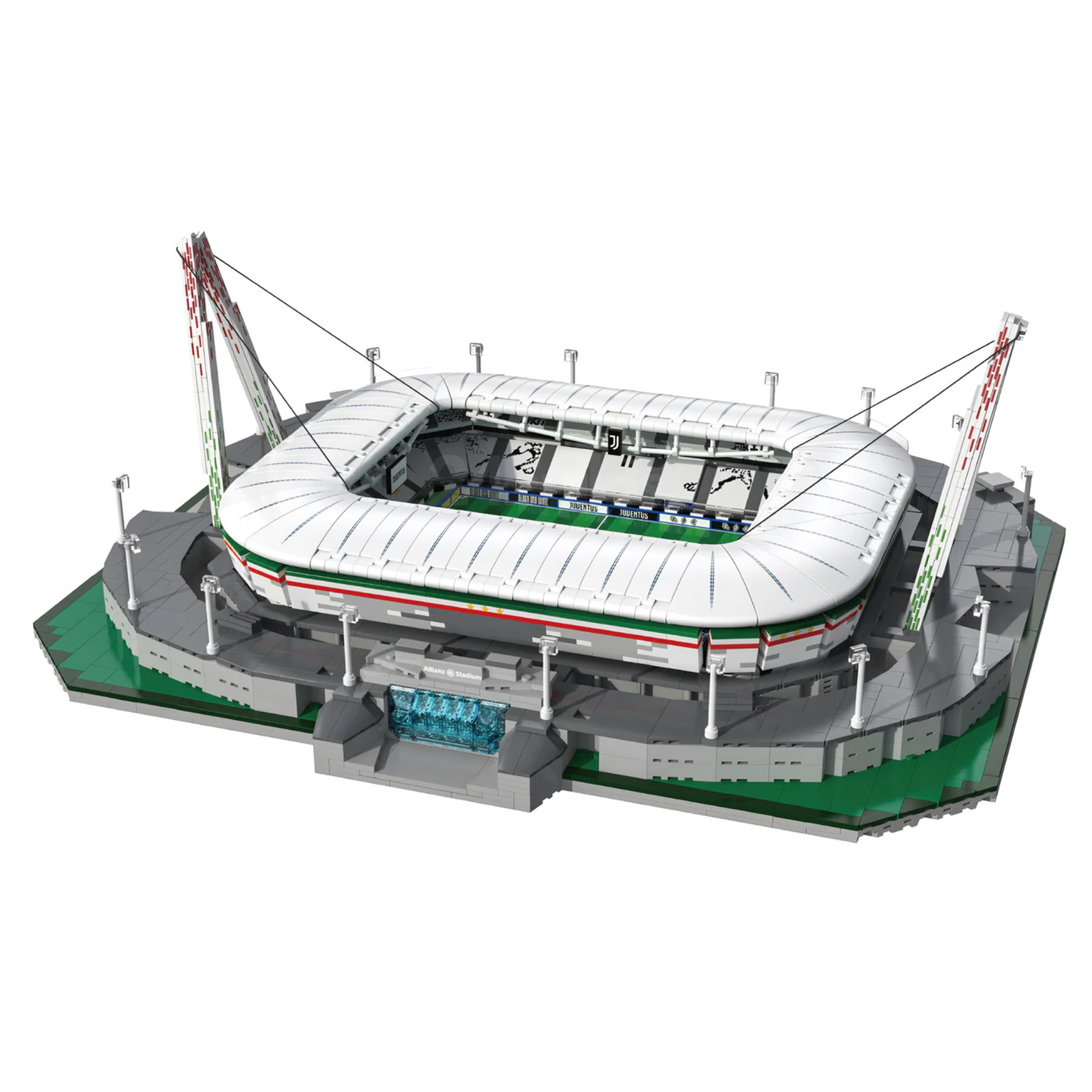 Brick MOC The Detailed Juventus Allianz Stadium | 3638pcs - Brick Car Merchant