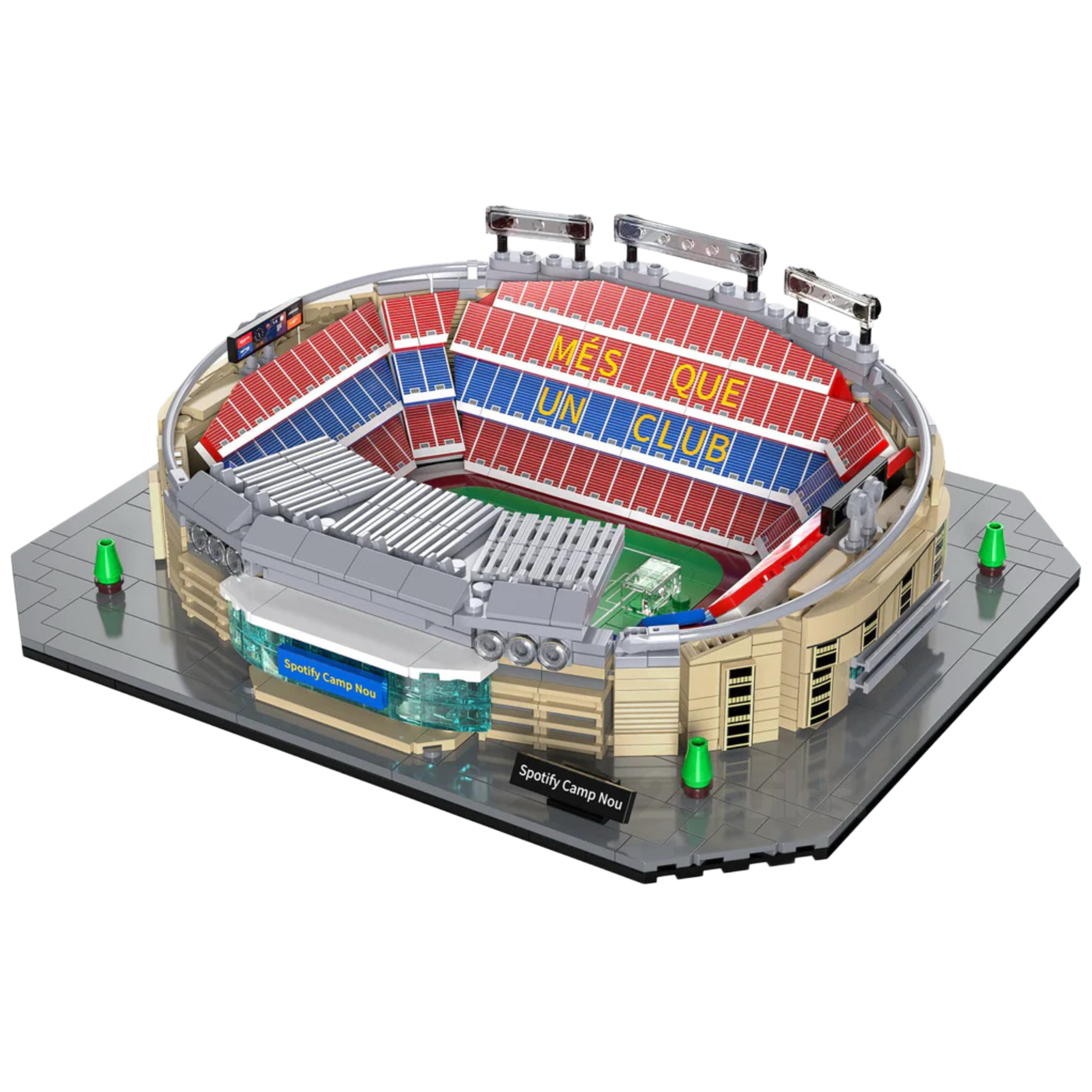 Brick MOC FC Barcelona Spotify Camp Nou | 728pcs - Brick Car Merchant